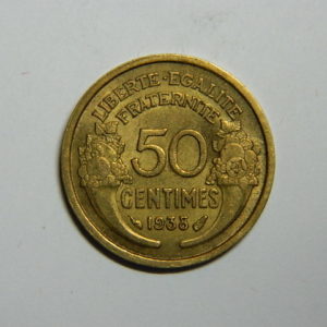 50 Centimes Morlon 1938 TTB  EB90520