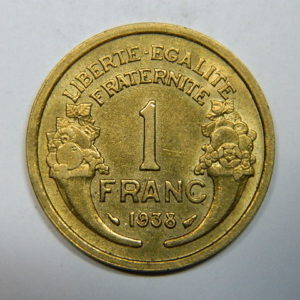 1 Franc Morlon 1938 SPL  EB90277