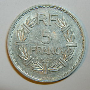 5 Francs Lavrillier 1946 SPL  EB90443