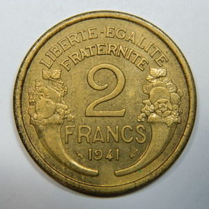 2 Francs Morlon 1941 SUP  EB90251