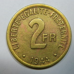 2 Francs France Libre 1944 SUP  EB90252
