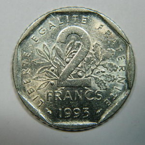 2 Francs Jean Moulin 1993 TTB  EB90256