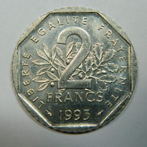 2 Francs Jean Moulin 1993 SUP  EB90257