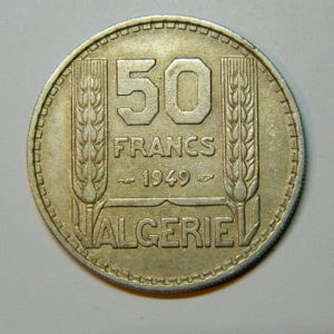 50 Francs ALGERIE 1949 SUP EB90416