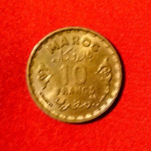 10 Francs 1371-1951 SUP+ Mohamed V MAROC SI90157