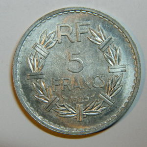 5 Francs Lavrillier 1945 FDC EB90446