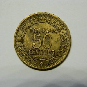 50 Centimes Chambre de commerce 1926 SUP EB90474