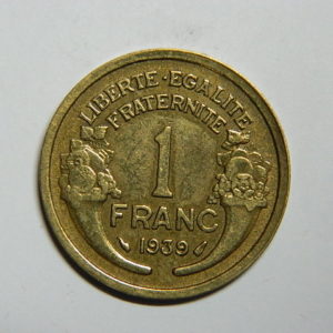 1 Franc Morlon 1939 SUP- EB90383