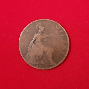 ½ Penny Half Penny Victoria 1900 Angleterre SI90033A