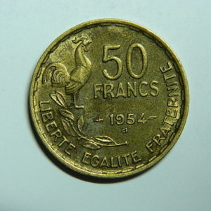 50 Francs Guiraud 1954B SUP EB90311