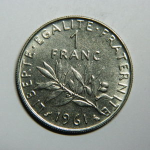 1 Franc Semeuse 1961 SUP+ EB90296