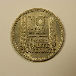 10 Francs Turin 1947 GT RL SPL  EB90091