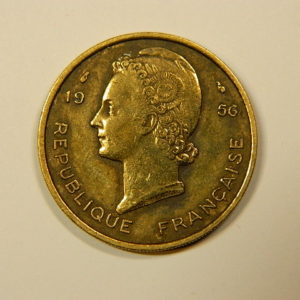 25 Francs Afrique Occidentale Française 1956 SUP++ EB90113