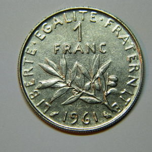 1 Franc Semeuse 1961 SUP EB90008
