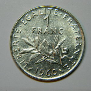 1 Franc Semeuse 1960 SPL EB90058
