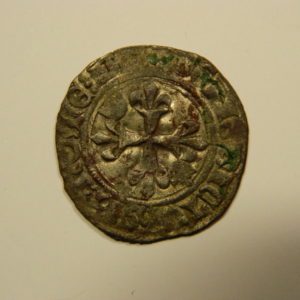 Gros dit « florette » Charles VI 1417 Paris TTB- EB90526