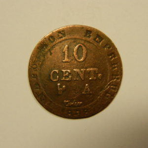 10 Centimes Napoléon 1er 1808A TTB EB90551