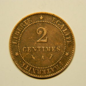2 Centimes Cérès 1886A  TTB EB90586