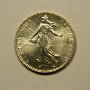Pièce de 1 Franc Semeuse 1916 FDC Argent EB90758