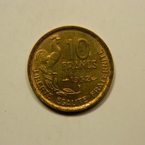 10 Francs Guiraud 1952B SUP EB90785