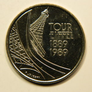 5 Francs Tour Eiffel 1989 FDC EB90854
