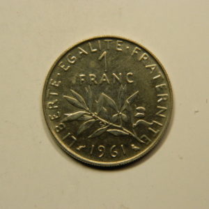 1 Franc Semeuse 1961 SPL EB90860