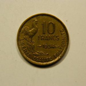 10 Francs Guiraud 1954 TTB++ EB90913