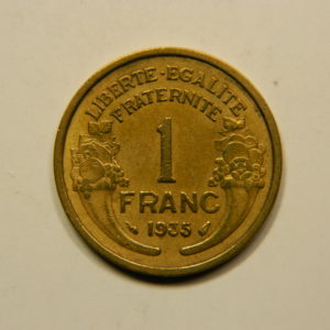 1 Franc Morlon 1935 SUP- EB90930