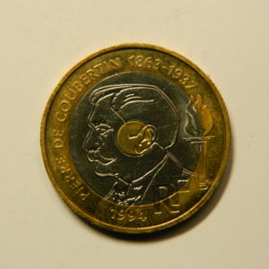 20 Francs Pierre de Coubertin 1994 SUP EB90963
