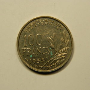 100 Francs Cochet 1955 SUP EB90966