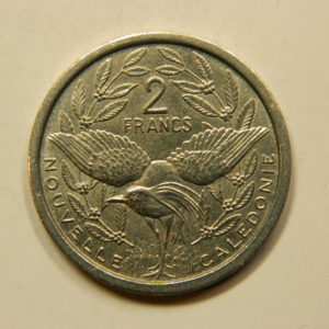 2 Francs Nouvelle Calédonie 1971 SUP+ EB91088