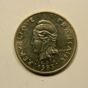 10 Francs Nouvelle Calédonie 1983 SPL EB91113