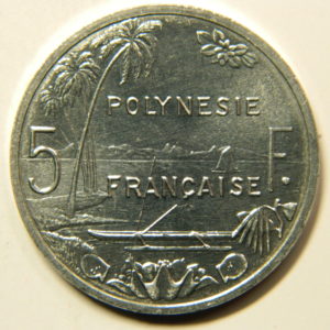 5 Francs Océanie Polynésie Française 2008 FDC EB91118