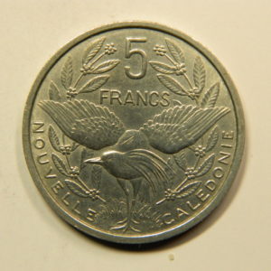 5 Francs Nouvelle Calédonie 1952 SPL EB91125