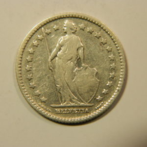 1 Franc Suisse 1905 TTB Argent 835 °/°°  EB90217
