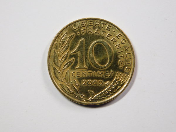 10 Centimes Marianne 2000 SPL EB90206 – Image 2