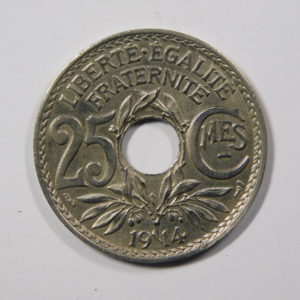 25 Centimes Lindauer Nickel 1914 SPL EB91148
