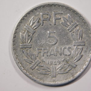 5 Francs Lavrillier 1949B TTB EB91153