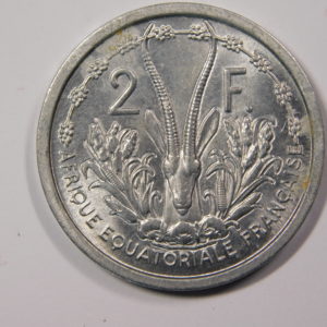 2 Francs Afrique Equatoriale Française 1948 SUP EB91154