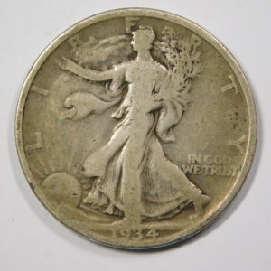 ½ Dollar Walking Liberty 1934 TB Etats-Unis Argent  EB91167