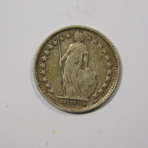 ½  Franc Suisse 1913B TB Argent 835 °/°°  EB91170