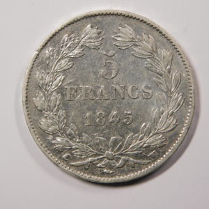 5 Francs Louis-Philippe Ier 1845W SUP EB91174
