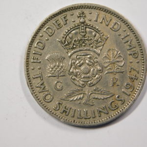 2 Shillings Georges VI 1947 TB Royaume Uni EB91181