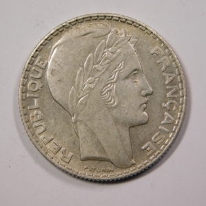 10 Francs Turin 1939 TTB+ Argent 680°/°°  EB91187