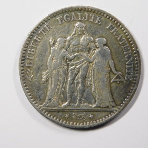 5 Francs Hercule 1875 Petit A TTB EB91206