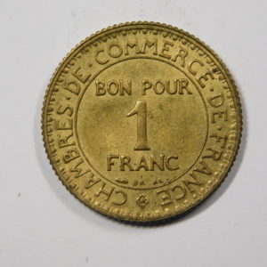 1 Franc Chambre de commerce 1922 SPL EB91212