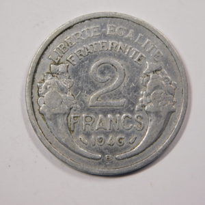 2 Francs Morlon 1946B TB++ EB91222
