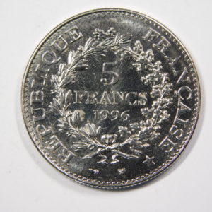 5 Francs type Hercule 1996 SPL EB91229