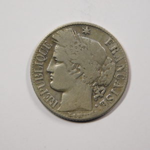 1 Franc Cérès 1888A  TB Argent 835°/°° EB91241