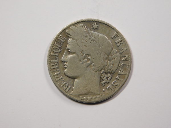 1 Franc Cérès 1888A  TB Argent 835°/°° EB91241 – Image 2